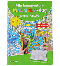 Forlaget Bolden Min Kmpestore Mal Selv-Dug - Dyre-Atlas