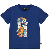 LEGO Ninjago T-shirt - LWTano 132 - Dark Blue m. Print