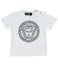 Versace T-shirt - Hvid/Sort m. Logo