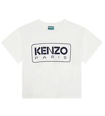 Kenzo T-shirt - Ivory m. Navy