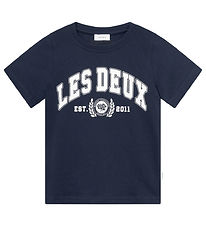 Les Deux T-shirt - University  - Dark Navy/Light Ivory