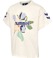 Hummel T-shirt - hmlArt Boxy - Whitecap Grey