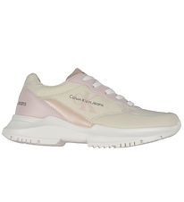 Calvin Klein Sko - Low Cut Lace-Up - Beige/Pink/Powder Pink