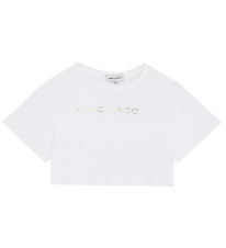 Little Marc Jacobs T-shirt - Cropped - Hvid m. Slv