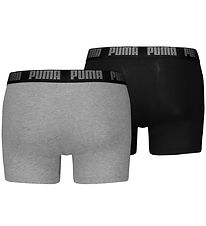 Puma Boxershorts - 2-pak - Grey Melange/Black
