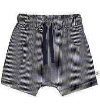 Msli Shorts - Poplin Stripe - Balsam Cream/Blue Night