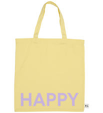 Design Letters Shopper - Happy - Yellow/Lilac