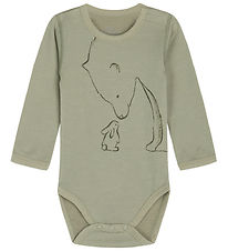 Hust and Claire Body l/ - Uld/Bambus - Baloo - Seagrass