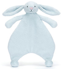 Jellycat Nusseklud - 27x20 cm - Bashful Bunny - Baby Blue