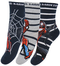 Name It Strmper - NmmMuksi Spiderman - 3-pak - Dark Sapphire