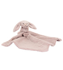 Jellycat Nusseklud - 34x34 cm - Bashful Luxe Bunny Rosa Soother