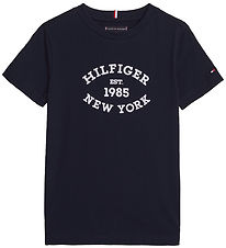 Tommy Hilfiger T-shirt - Monotype Flock - Desert Sky