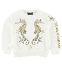 Young Versace Sweatshirt - Hvid m. Sheste