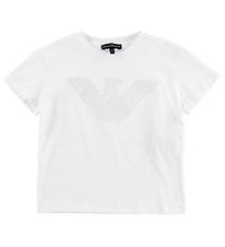 Emporio Armani T-shirt - Hvid m. Logo