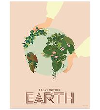 Vissevasse Plakat - 50x70 - I Love Mother Earth