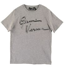 Versace T-shirt - Grmeleret m. Tekst