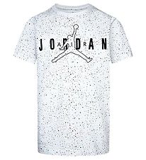 Jordan T-shirt - Color Mix Aop - Hvid m. Prikker