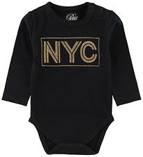 Petit by Sofie Schnoor Body l/ - NYC - Sort m. Glimmer