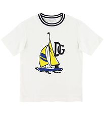 Dolce & Gabbana T-shirt - Hvid m. Bd