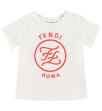 Fendi T-shirt - Hvid m. Logo
