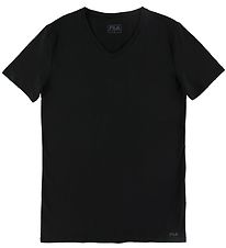 Fila T-shirt - V-Neck - Sort