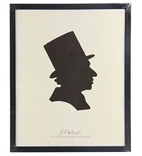 H.C. Andersen Plakat - 40x50 cm - Silhuet