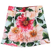 Dolce & Gabbana Shorts - Bl m. Rosa Blomster