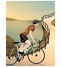 Vissevasse Plakat - 30x40 - Cycling In The Hills