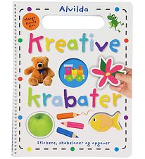 Alvilda Aktivitetsbog m. Klistermrker - Kreative Krabater - DA