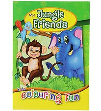 Malebog - My Jungle Friends Colouring Book - 16 Sider