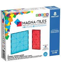 Magna-Tiles Magnet-udvidelsesst - 8 Dele - Rektangler