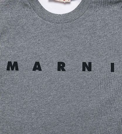 Marni T-shirt - Grmeleret/Hvid