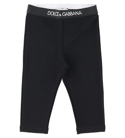 Dolce & Gabbana Leggings - 90's - Sort