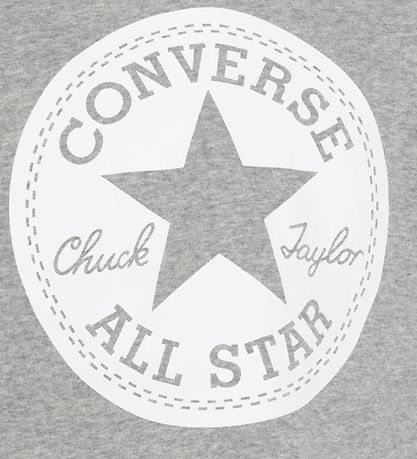 Converse Httetrje - Cropped - Grey Heather m. Logo