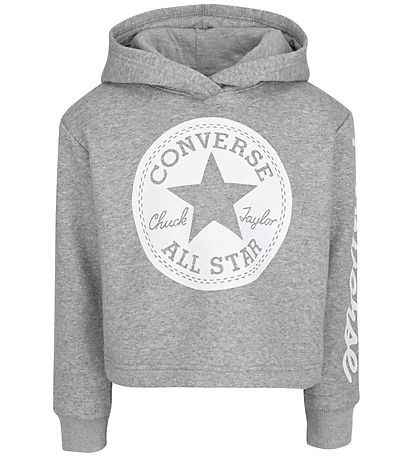 Converse Httetrje - Cropped - Grey Heather m. Logo