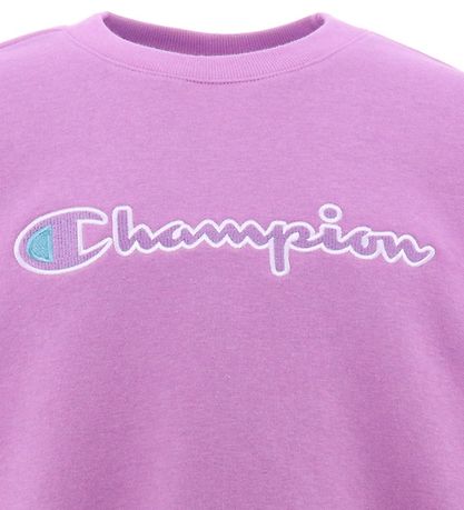 Champion Fashion Sweatshirt - Lilla m. Logo
