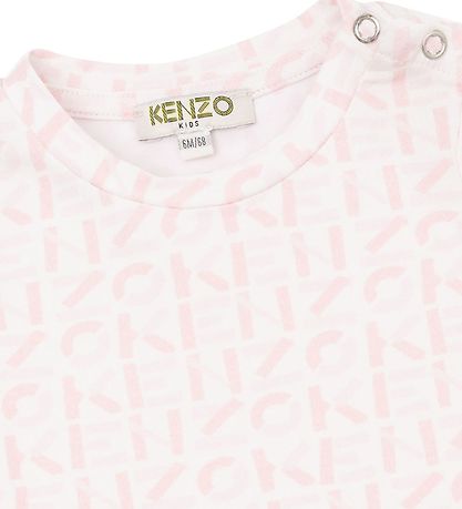 Kenzo Kjole - Off White/Rosa