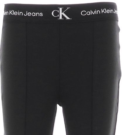 Calvin Klein Bukser - Punto Tape Slit - Sort