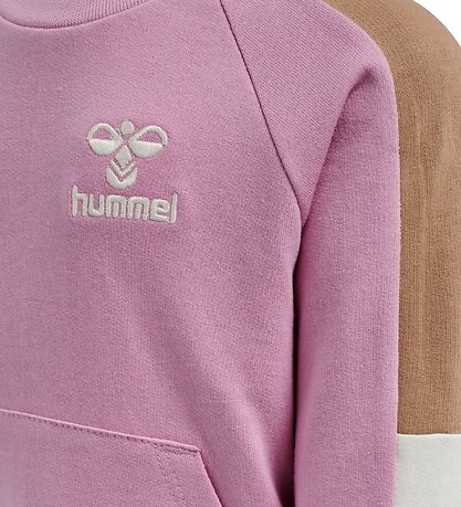 Hummel Sweatshirt - hmlAnju - Rosa/Brun