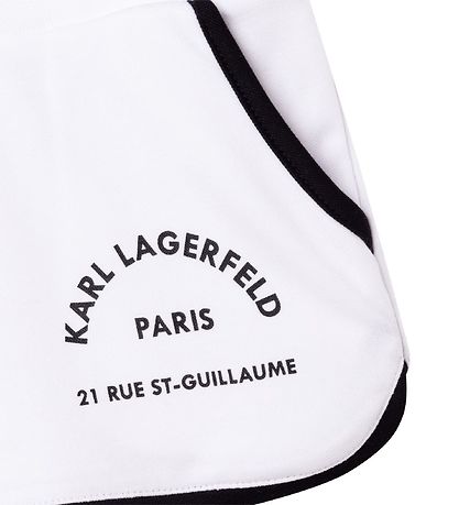Karl Lagerfeld Shorts - Fire - Hvid/Sort