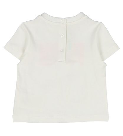 Fendi T-shirt - Hvid m. Rosa/Bamse
