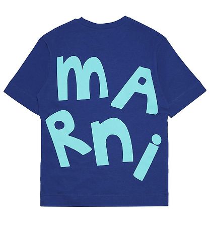 Marni T-shirt - Bl m. Turkis