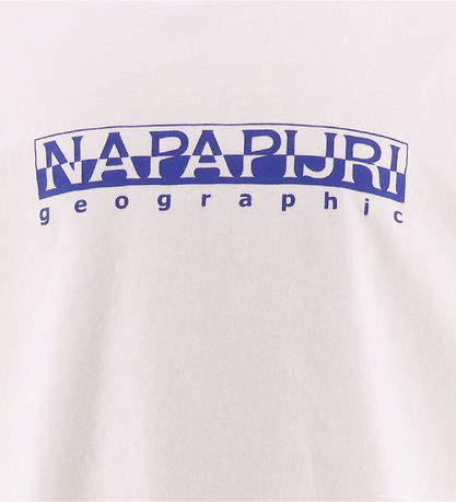 Napapijri T-shirt - Bright White m. Bl