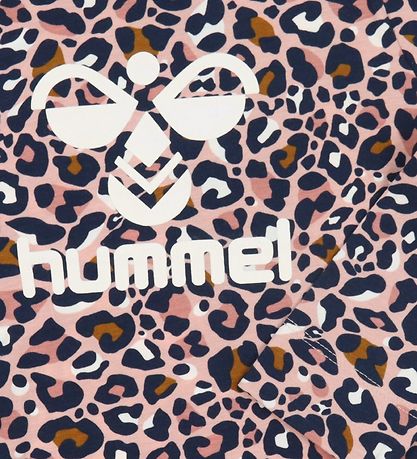 Hummel Bluse - hmlMarie - Pale Mauve m. Leopardprint/Logo