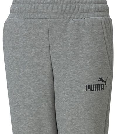 Puma Bukser - Ess Logo - Grmeleret