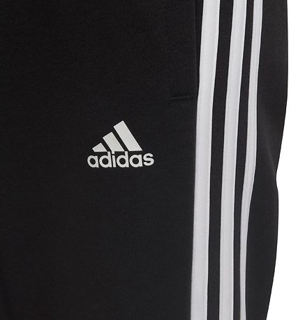 adidas Performance Sweatpants - 3-Stripes - Sort/Hvid