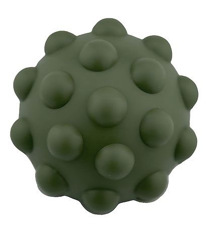 Tiny Tot Bold - Sensory Silicone Fidget Ball - 10 cm - Armygrn