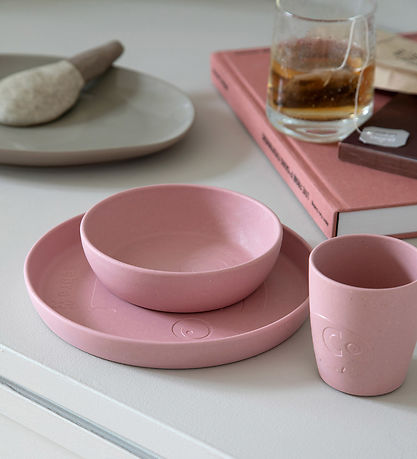 Sebra Tallerkener - MUMS - 2-pak - Blossom Pink