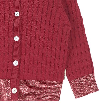 Hust and Claire Cardigan - Calla - Teaberry