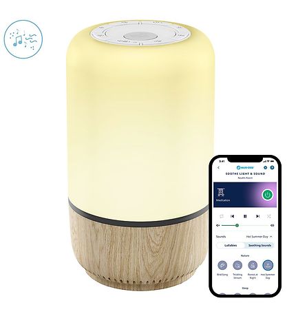 Maxi-Cosi Lampe m. WiFi/Lyd - Connected Home - Soothe - Hvid